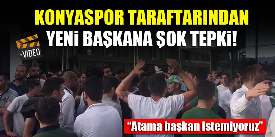 Konyaspor taraftarından yeni başkan Hilmi Kulluk'a tepki! | VİDEO