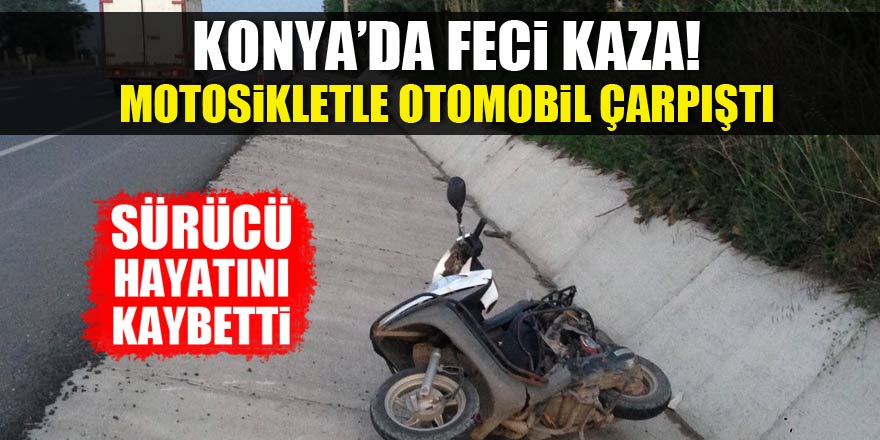 Konya'da trafik kazası: 1 ölü