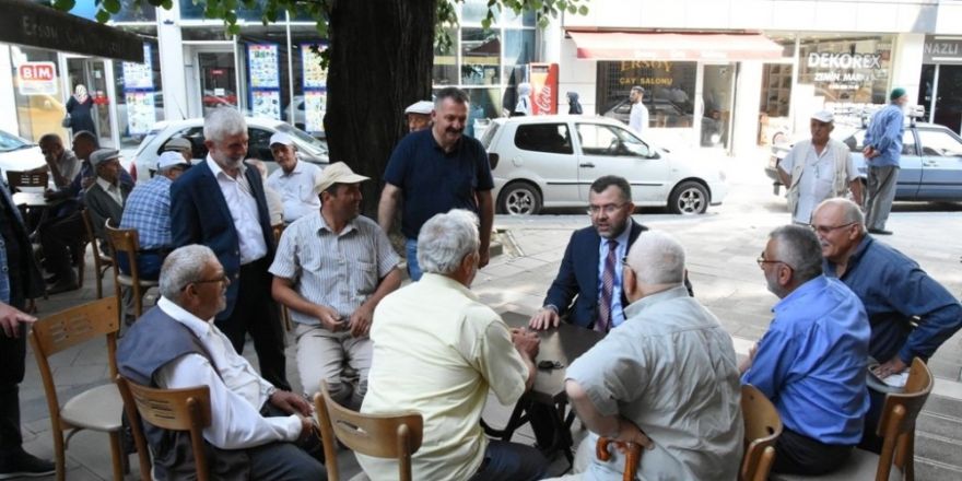 Keskin, esnaf ziyareti yaptı sıkmadık el bırakmadı