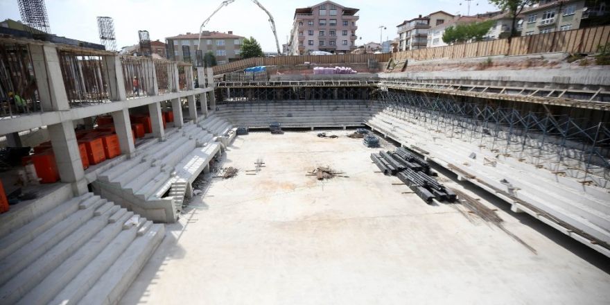 Gazi Mustafa Kemal Atatürk Spor Merkezi açılışa gün sayıyor