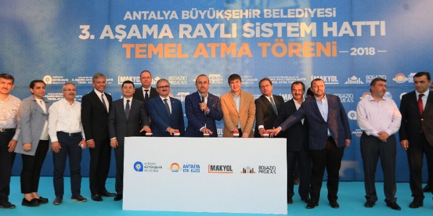 3. Etap Raylı Sistem Projesi’nin temeli atıldı