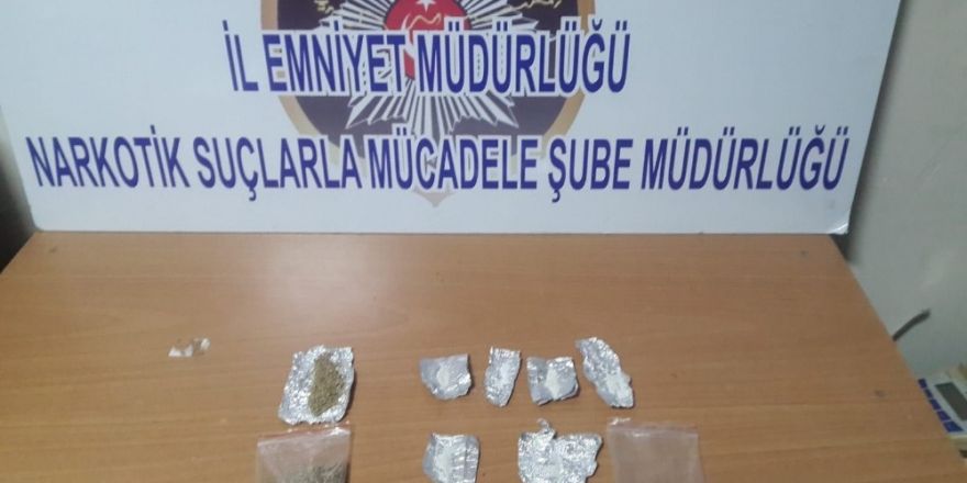 Kayseri’de uyuşturucu operasyonu: 2 gözaltı