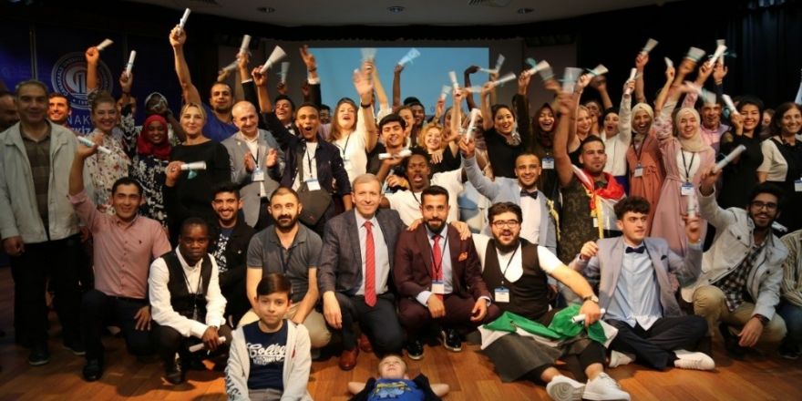 ÇOMÜ TÖMER mezuniyet töreni gerçekleşti