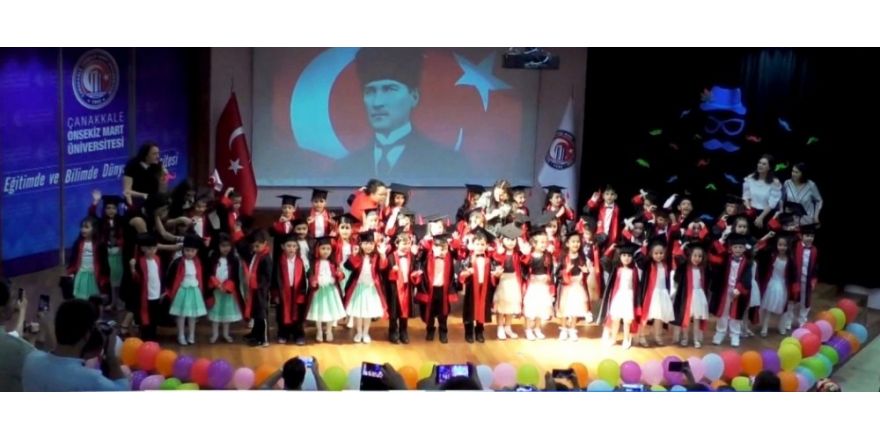 ÇOMÜ Kreş’in mezuniyet göreni gerçekleştirildi