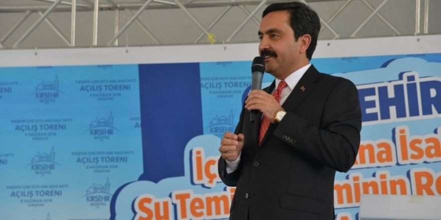 Kırşehir Belediyesi, İçme Suyu Ana İsale Hattı projesi açılışı yapıldı
