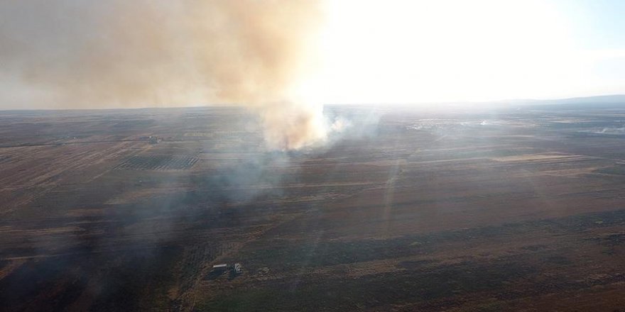 YPG/PKK Tel Rıfatlıların ev ve arazilerini yakıyor