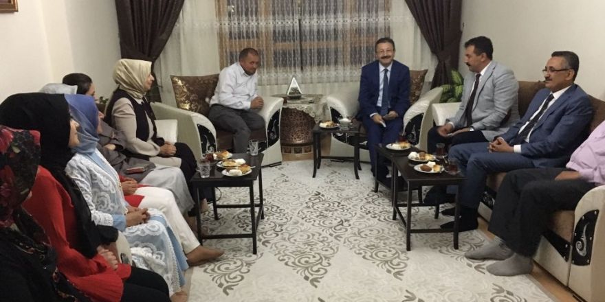 Başkan Tiryaki’den gazi ailesine ziyaret