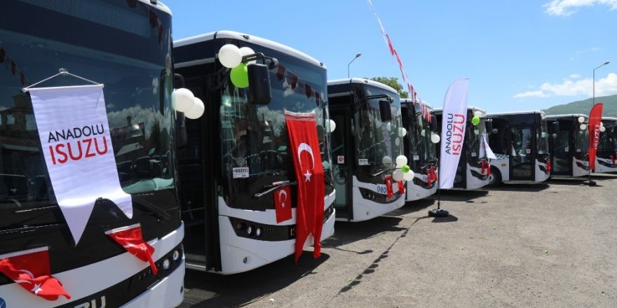 Bingöl’de modern halk otobüsleri hizmette