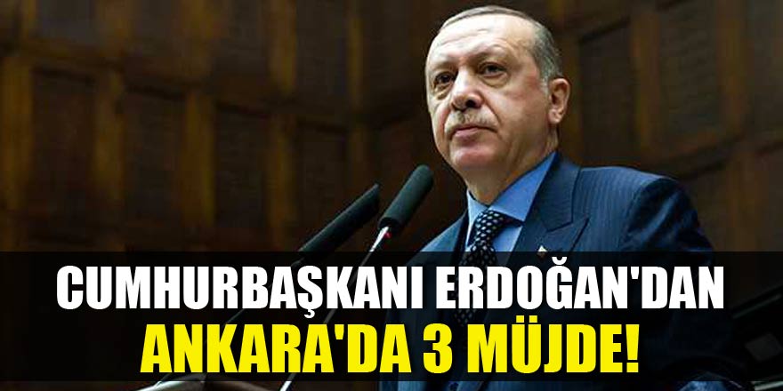 Ankara'da tarihi miting! Erdoğan'dan 3 müjde