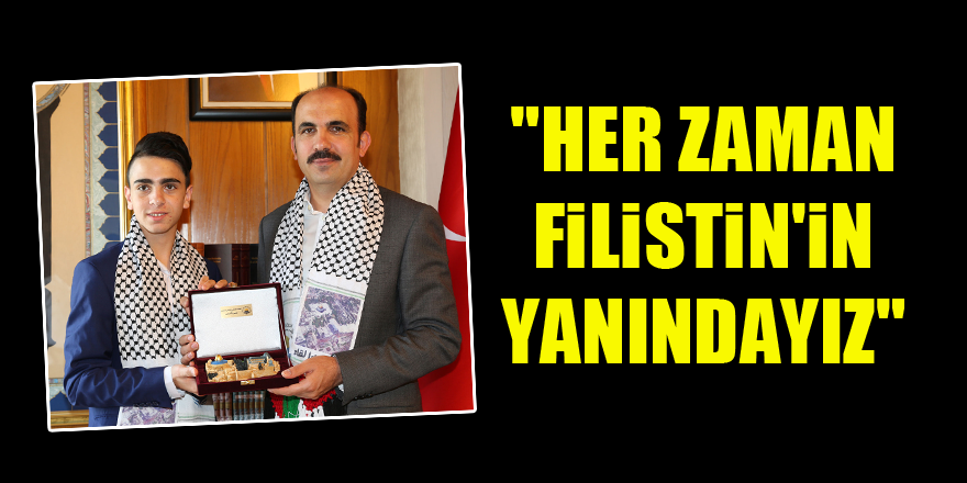 Kudüs Direnişinin Sembol İsmi Cüneydi, Uğur İbrahim Altay'ı ziyaret etti