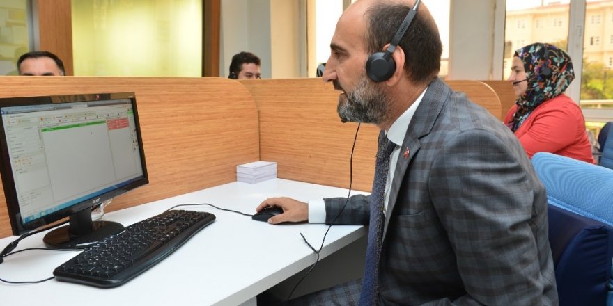 Başkanın çağrı merkezi mesaisi