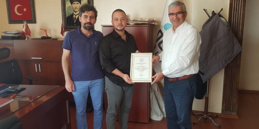 Türk Kızılayı’ndan bağışçılara teşekkür belgesi