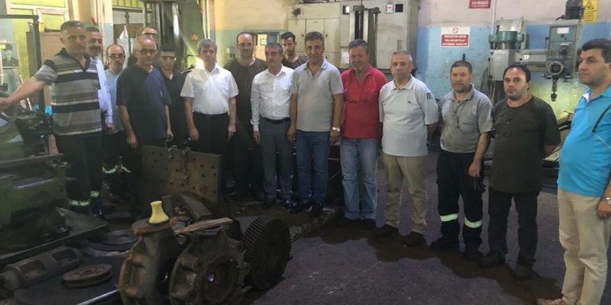 Çınar, ZESOB atölyelerinde incelemelerde bulundu