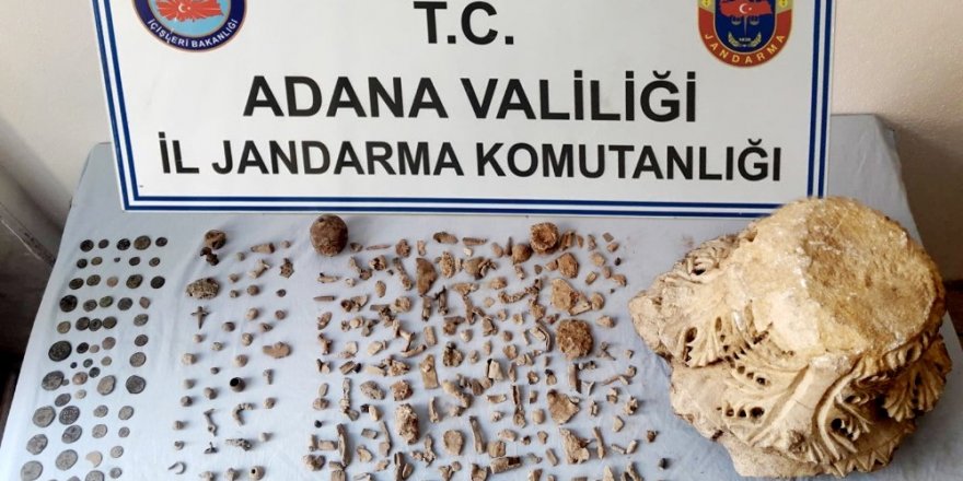 Adana’da tarihi eser kaçakçılarına operasyon