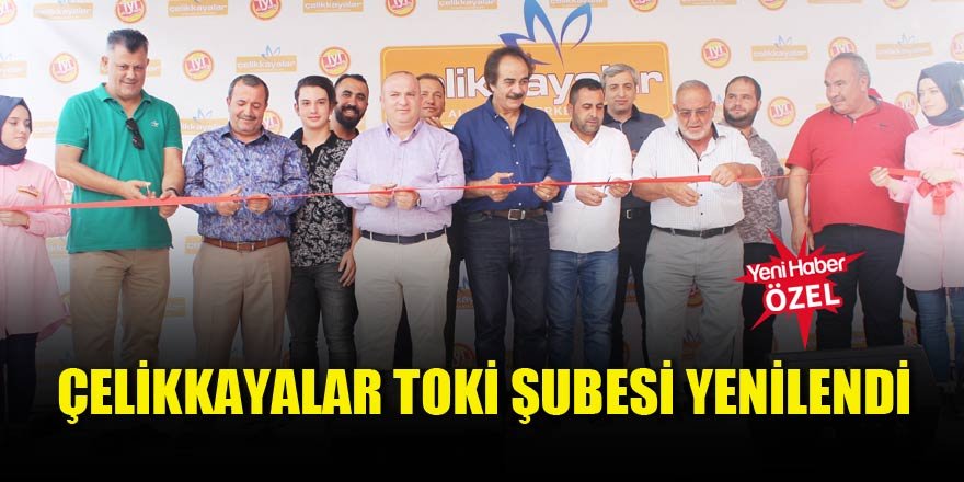 Çelikkayalar Toki şubesi yenilendi