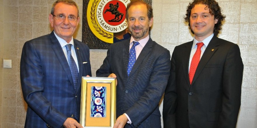 Arjantin Başkonsolosu Rivera, Samsun TSO’da