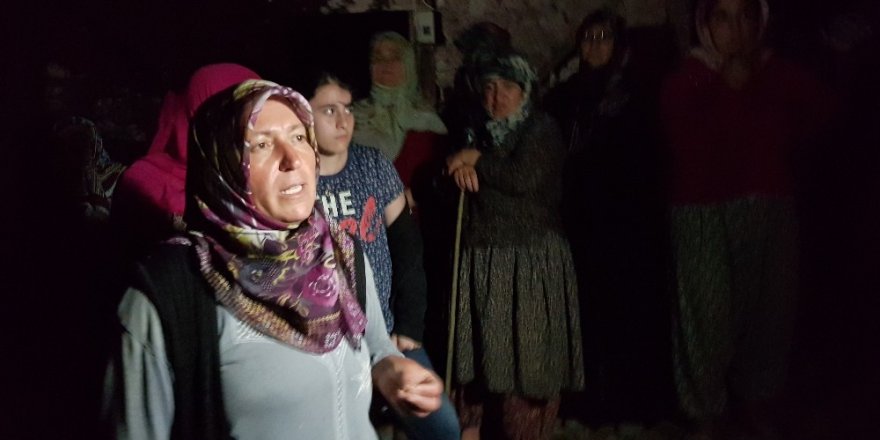 Yangın sonrası köylüler isyan etti