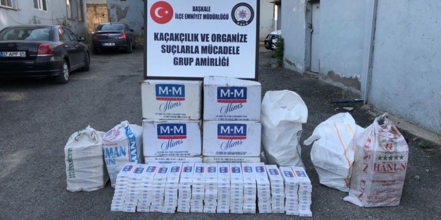 Van’da 7 bin 500 paket kaçak sigara ele geçirildi