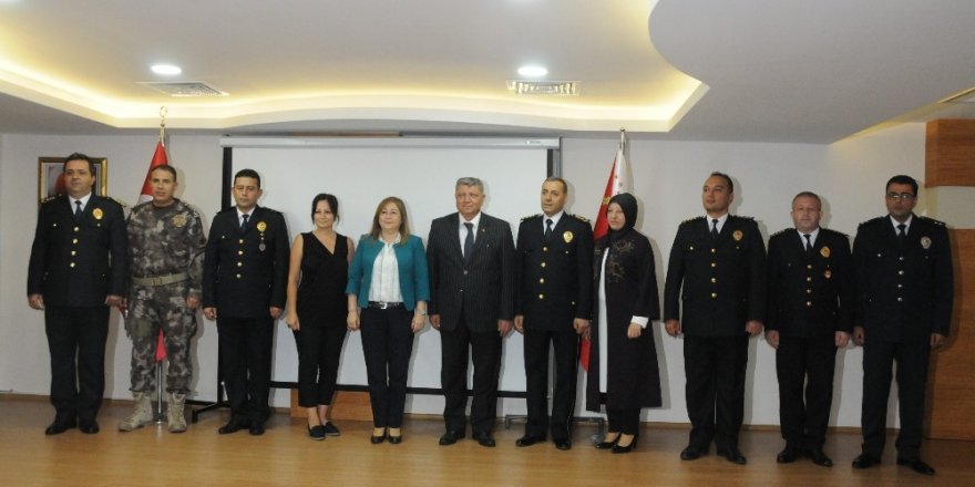 Aydın emniyetinde terfi heyecanı yaşandı