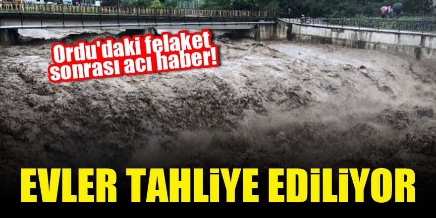 Ordu'daki felaket sonrası acı haber!