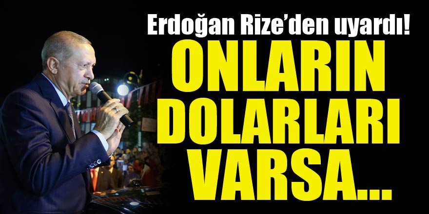Cumhurbaşkanı Erdoğan'dan 'dolar' mesajı! 'Endişeniz olmasın'