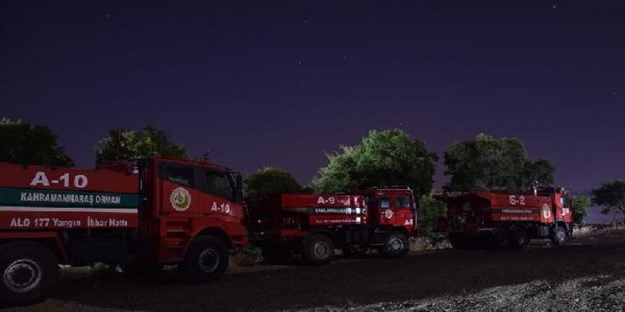 Cinderes'teki orman yangını