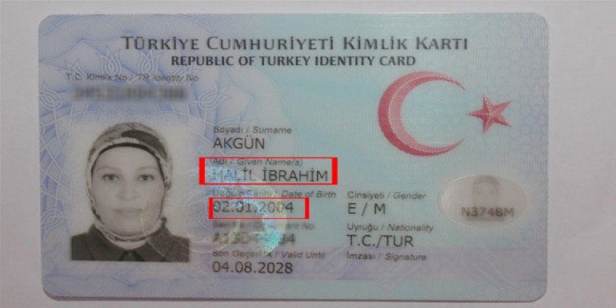 14 yaşındaki Halil İbrahim yeni kimliğini görünce şaşkına döndü