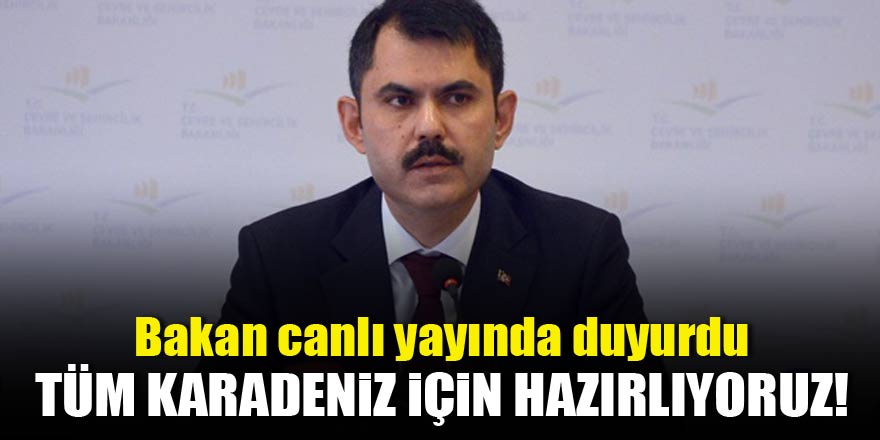 Bakan Kurum'dan sel felaketiyle ilgili açıklama