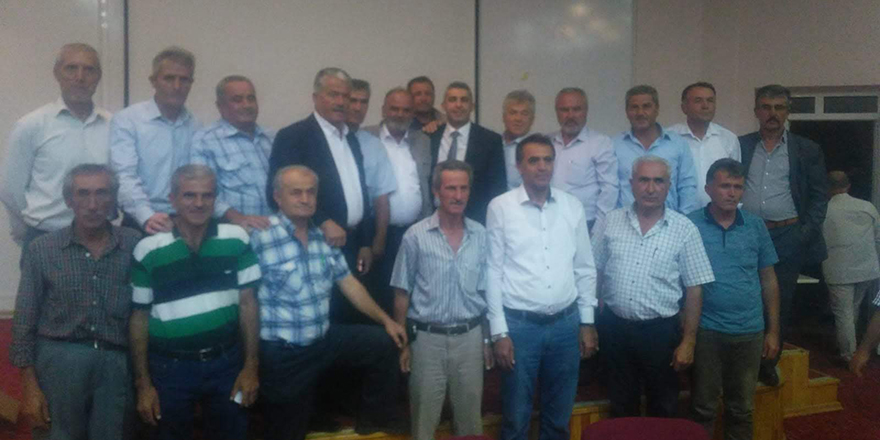 Kaymakam Öztürk için veda yemeği düzenlendi