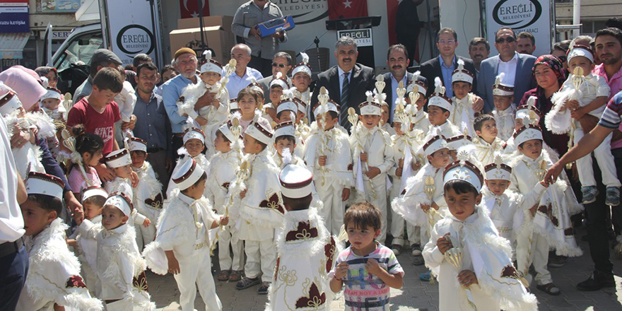 Ereğli Belediyesi Belkaya’da 60 çocuğu sünnet ettirdi