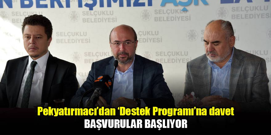 Selçuklu Belediyesi 2019 Proje Destek Programına başvurular başlıyor