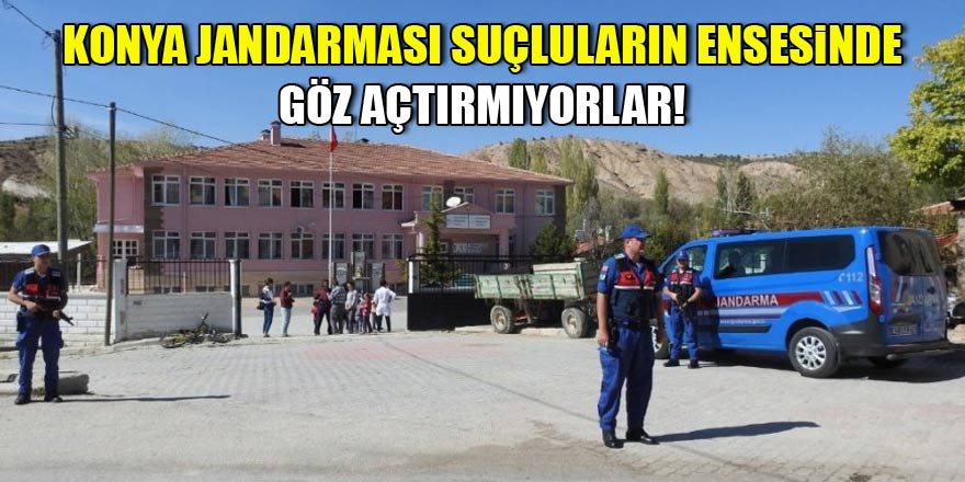 Konya Jandarması denetimleri artırdı