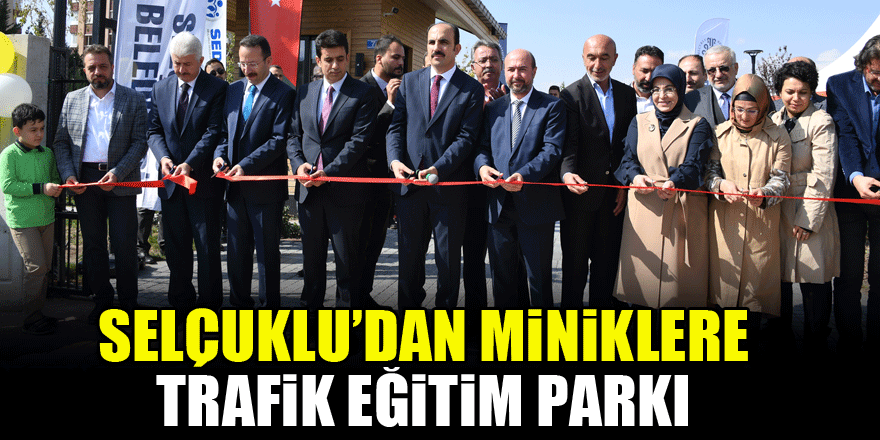 Selçuklu’dan miniklere trafik eğitim parkı