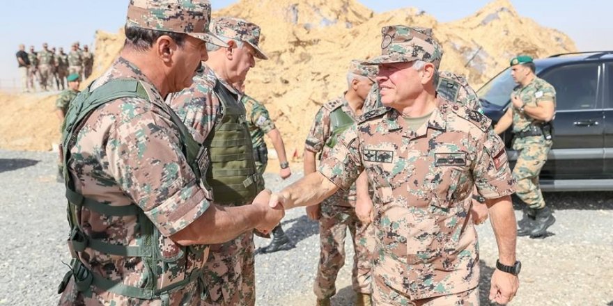 Ürdün Kralı 2. Abdullah askeri tatbikata katıldı