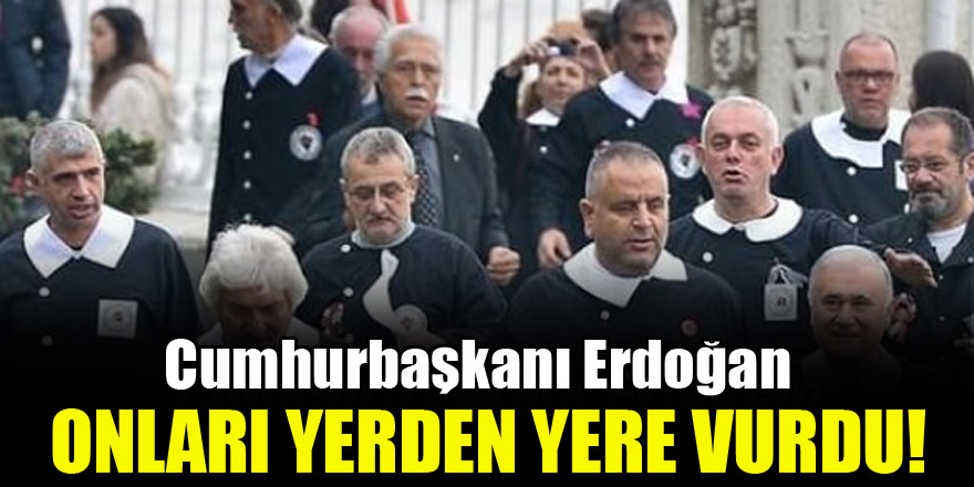 Erdoğan'dan andımızı okuyamayan CHP'lilere tepki