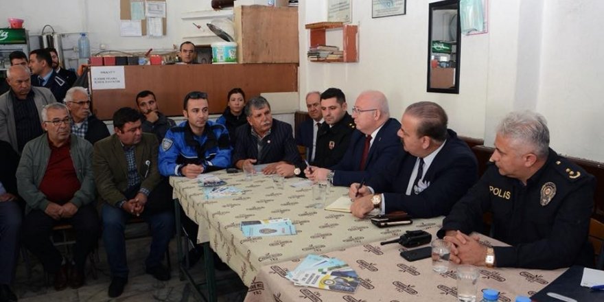 Menteşe’de halkla buluşma ve güvenlik toplantısı