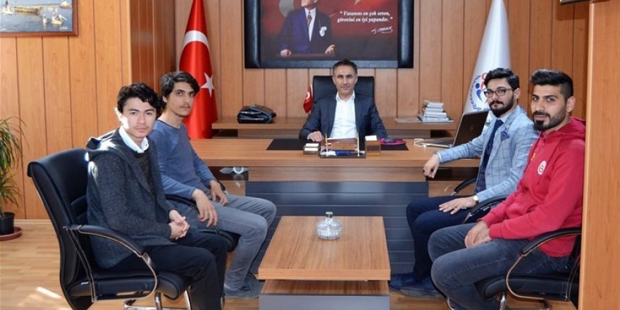 Genç Önderler, Müdür Arıcıoğlu’nu ziyaret etti