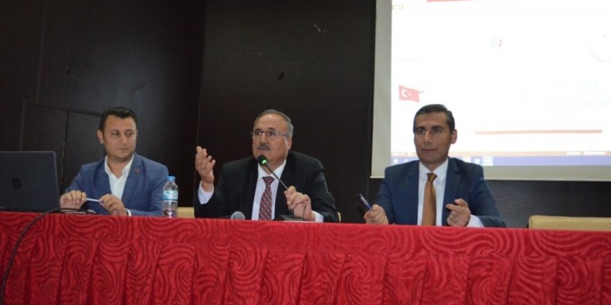 Okul sporları değerlendirme ve bilgilendirme toplantısı yapıldı