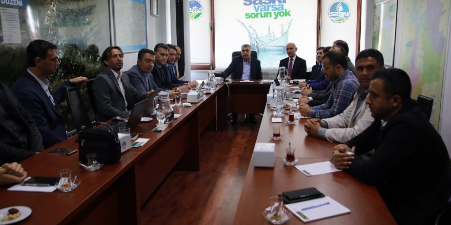 Başkan Toçoğlu, SASKİ daire başkan ve şube müdürleriyle buluştu