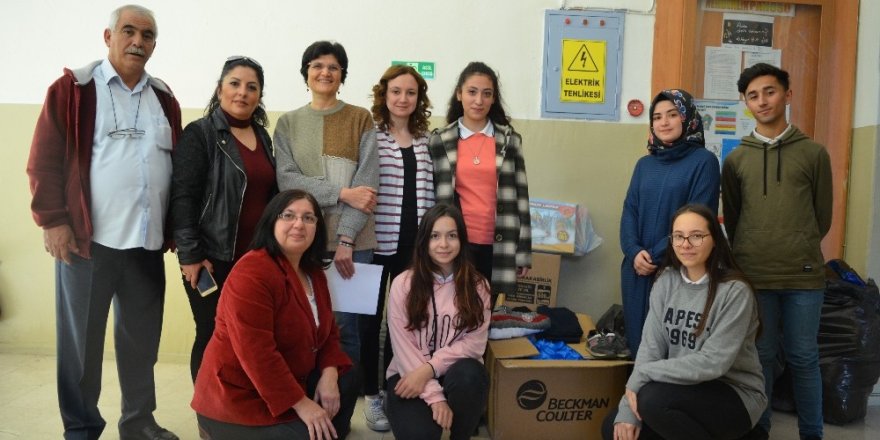 Kars’taki öğrencilere yardım gönderdiler