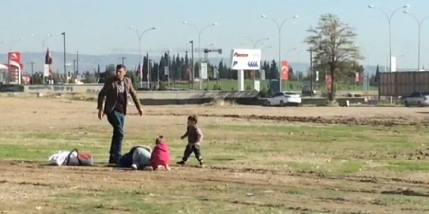 Bebekli kadını döverek bayılttı
