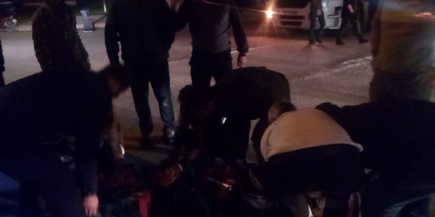 Otomobilin çarptığı yaşlı adam ağır yaralandı