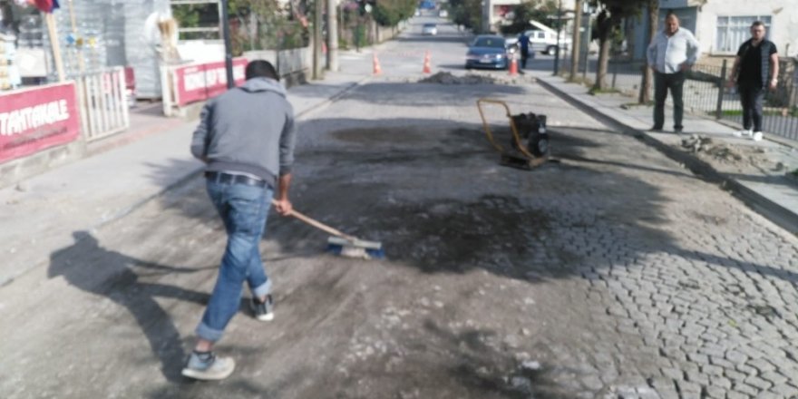 Konuralp’te küp taş tadilatı