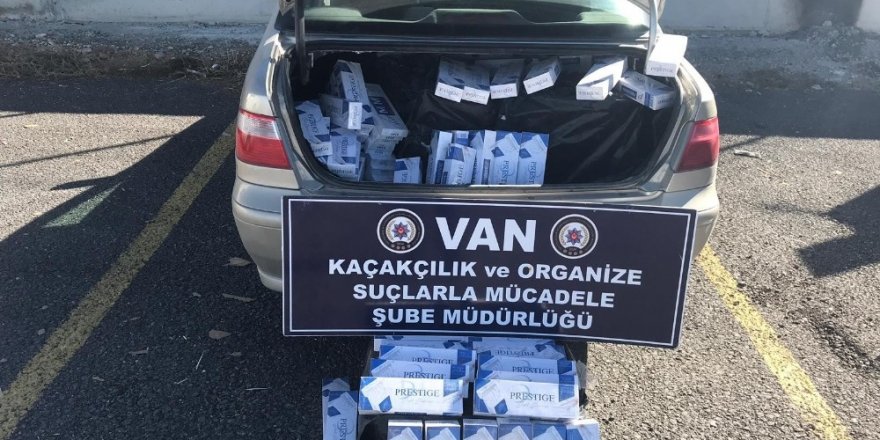 Van’da sigara kaçakçılığı