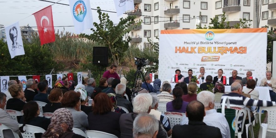 Tarhan, Davultepe’de halkla buluştu