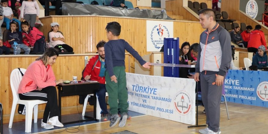 Karaman’da sportif yetenek taraması