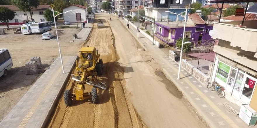 Sarıgöl Şehit Ali Suyabatmaz Caddesi tamamlanıyor