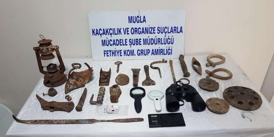 Fethiye merkezli tarihi eser operasyonu: 7 gözaltı