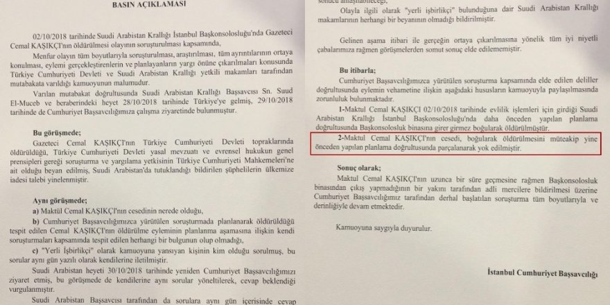 Başsavcılık: "Boğularak öldürüldü, cesedi parçalanarak yok edildi"