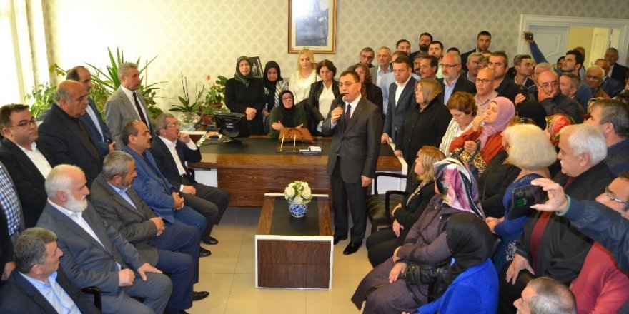 MHP teşkilatlarından Vergili’ye adaylık ziyareti